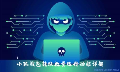 :
小狐钱包转账数量选择功能详解