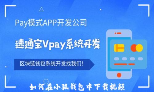 
如何在小狐钱包中下载视频