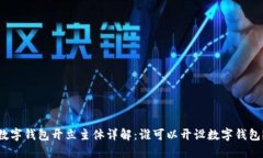 数字钱包开立主体详解：