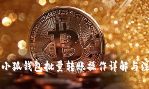 电脑版小狐钱包批量转账操作详解与注意事项