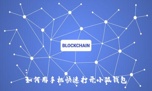 :
如何用手机快速打开小狐钱包