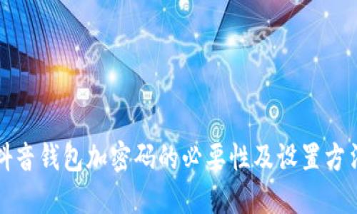抖音钱包加密码的必要性及设置方法