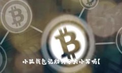 小狐钱包记助词分大小写